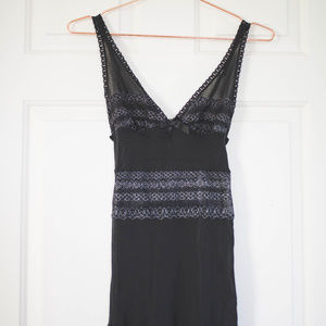NWT Victoria's secret black and silver slip